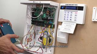 How to change Pyronix Euro 46 alarm battery [upl. by Ynoffit121]