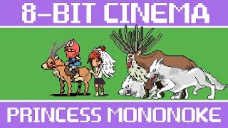 Princess Mononoke  8 Bit Cinema [upl. by Rednaeel]