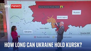 UkraineRussia war How long can Ukraine hold Kursk [upl. by Ailiec]