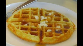 The BEST Belgian Waffles  Homemade Waffles  Amy Learns to Cook [upl. by Irotal]