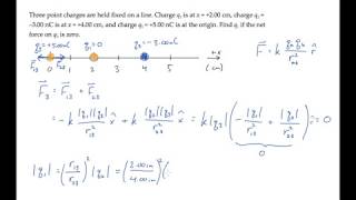 EampM Coulombs Law Level 2 Example 1 [upl. by Pik]