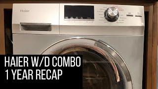 Haier washerdryer combo  one year review [upl. by Gualtiero]