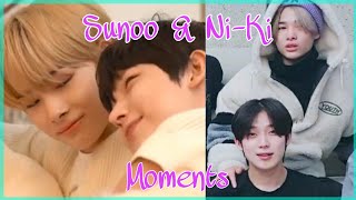 Sunoo and NiKi cute moments on new years vlive [upl. by Zeralda737]