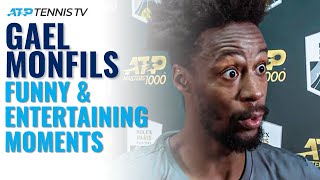 Gael Monfils Funny ATP Tennis Moments Compilation [upl. by Noletta425]