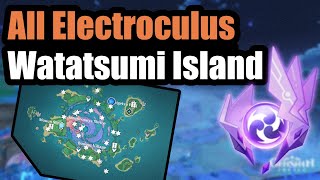 All Electroculus  Watatsumi Island  Genshin Impact 21 [upl. by Montford734]