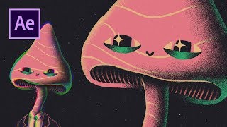 Psychedelic Animation in After Effects Tutorial  Trippy Effects [upl. by Almap98]