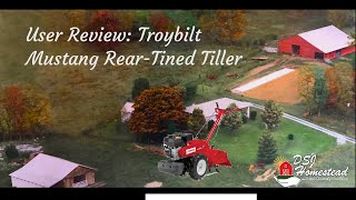 Review Troybilt Mustang Rear Tined Tiller [upl. by Laetitia]