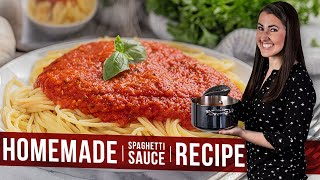 Homemade Spaghetti Sauce Recipe [upl. by Celie]