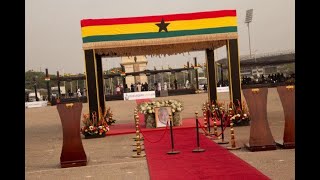 Former Ghanaian president Jerry Rawlings buried with military honours [upl. by Roxi901]