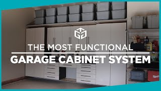 The Most Functional Garage Cabinet Systems by Gorgeous Garage [upl. by Avrit148]