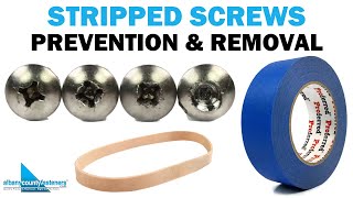 Stripped Screws  Prevention amp Removal  Fasteners 101 [upl. by Elpmet681]