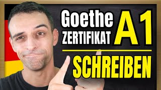 Goethe Zertifikat A1 SCHREIBEN  How to pass the written part  German A1 Goethe Exam [upl. by Yelrebmik]