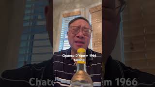 Chateau D’Yquem 1966 Tasting [upl. by Neelcaj]