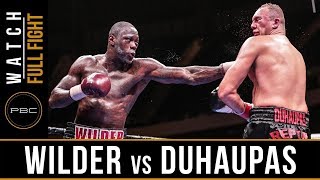 Wilder vs Duhaupas FULL FIGHT Sept 26 2015  PBC on NBC [upl. by Dominick]