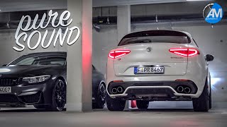 Stelvio Quadrifoglio 510hp  pure SOUND💥 [upl. by Yesnil]