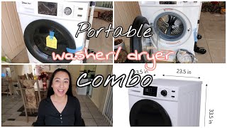 PORTABLE MAGIC CHEF WASHERDRYER COMBO  BEST PORTABLE WASHERDRYER COMBO [upl. by Kafka]