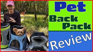 Pet Backpacks Tested Reviewed How to Pick a Pet Carrier Traveling Hiking [upl. by Shelley927]