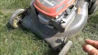 How To Adjust The Lawn Mower HeightDIY Landscaping [upl. by Prader]