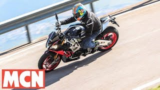 2019 Aprilia Tuono V4 1100 Factory review  MCN  Motorcyclenewscom [upl. by Garrot83]