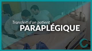 Transfert dun patient paraplégique [upl. by Dorey]