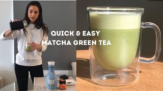 How To Make A Matcha Latte At Home  My Easy 2 minute Matcha Recipe [upl. by Ahsienad]