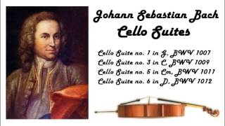 Johann Sebastian Bach  Cello suites in 432 Hz great for reading or studying [upl. by Nylrebma675]