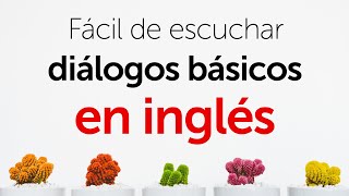 Práctica de diálogos básicos en inglés  Sencillo y fácil de escuchar [upl. by Llywellyn459]