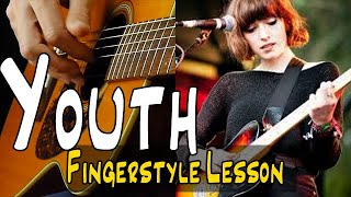 Learn Easy quotYouthquot by Daughter  Guitar TABS and Lesson [upl. by Leuname]