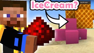 1 Minute to build a Redstone IceCream Cone [upl. by Lud]