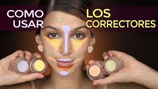 CORRECTORES DE MAQUILLAJE  Colores y Subtonos [upl. by Isyed]