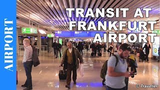 TRANSIT WALK AT FRANKFURT Airport FRA Terminal 1  Connection Flight Transfer Arriving amp Departing [upl. by Arahas102]