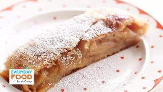 A Flakey AppleCinnamon Strudel  Everyday Food with Sarah Carey [upl. by Aisul102]