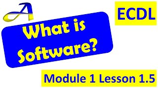 Software Licensing Lesson 15 ECDLICDL Module 1 Computer essentials Computers and Devices [upl. by Rufena]