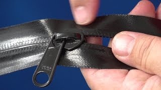 YKK® AquaGuard® Water Repellent Zipper Demo [upl. by Abana]