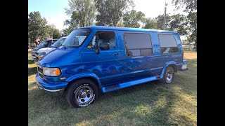 1996 Custom Dodge Ram 2500 Van quotBlue Bangerquot [upl. by Okimik156]