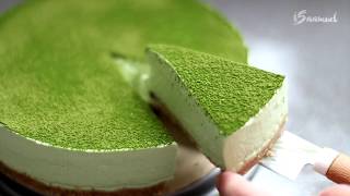 Green Tea Matcha Cheesecake No Bake  Recipe [upl. by Kcor]