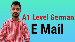 A1 Email Schreiben Email Writing A1 Level German Writing Skills By Aditya Sharma [upl. by Aksel190]