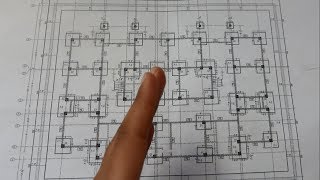 How to Read Building Foundations Drawing plans  Column Footings Detail  also X sections detail [upl. by Florencia]