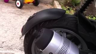 NRG Power amp Leovince Touring exhaust [upl. by Nerraw]