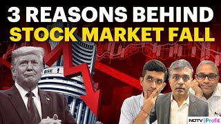 Why Is Stock Market Falling  Nifty Sensex Down  Share Market Down NEWS [upl. by Nylehtak886]