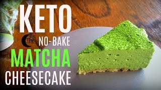 Keto Matcha Cheesecake  LowCarb NoBake Cheesecake Recipe  SugarFree Matcha Cheesecake [upl. by Jana]