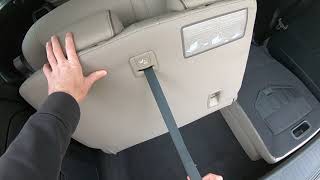 Honda Odyssey Tutorials  How To Use Stowing Magic Rear Seats [upl. by Enelcaj]