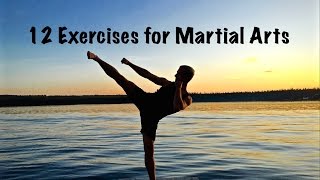 12 Exercises for Martial Arts [upl. by Sivatnod22]